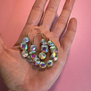 AB crystal earrings